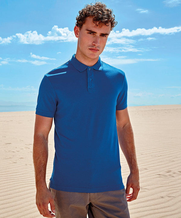 Bright Royal - Men's "infinity stretch" polo Polos Asquith & Fox Perfect for DTG print, Polos & Casual, Raladeal - Recently Added, Rebrandable Schoolwear Centres