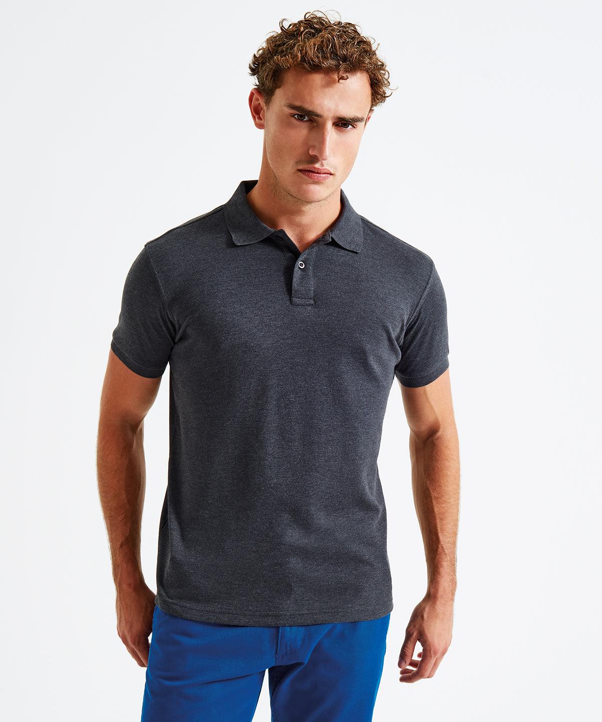 Turquoise - Men's super smooth knit polo Polos Asquith & Fox Must Haves, Perfect for DTG print, Plus Sizes, Polos & Casual, Raladeal - Recently Added Schoolwear Centres
