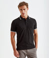 Men's classic fit tipped polo