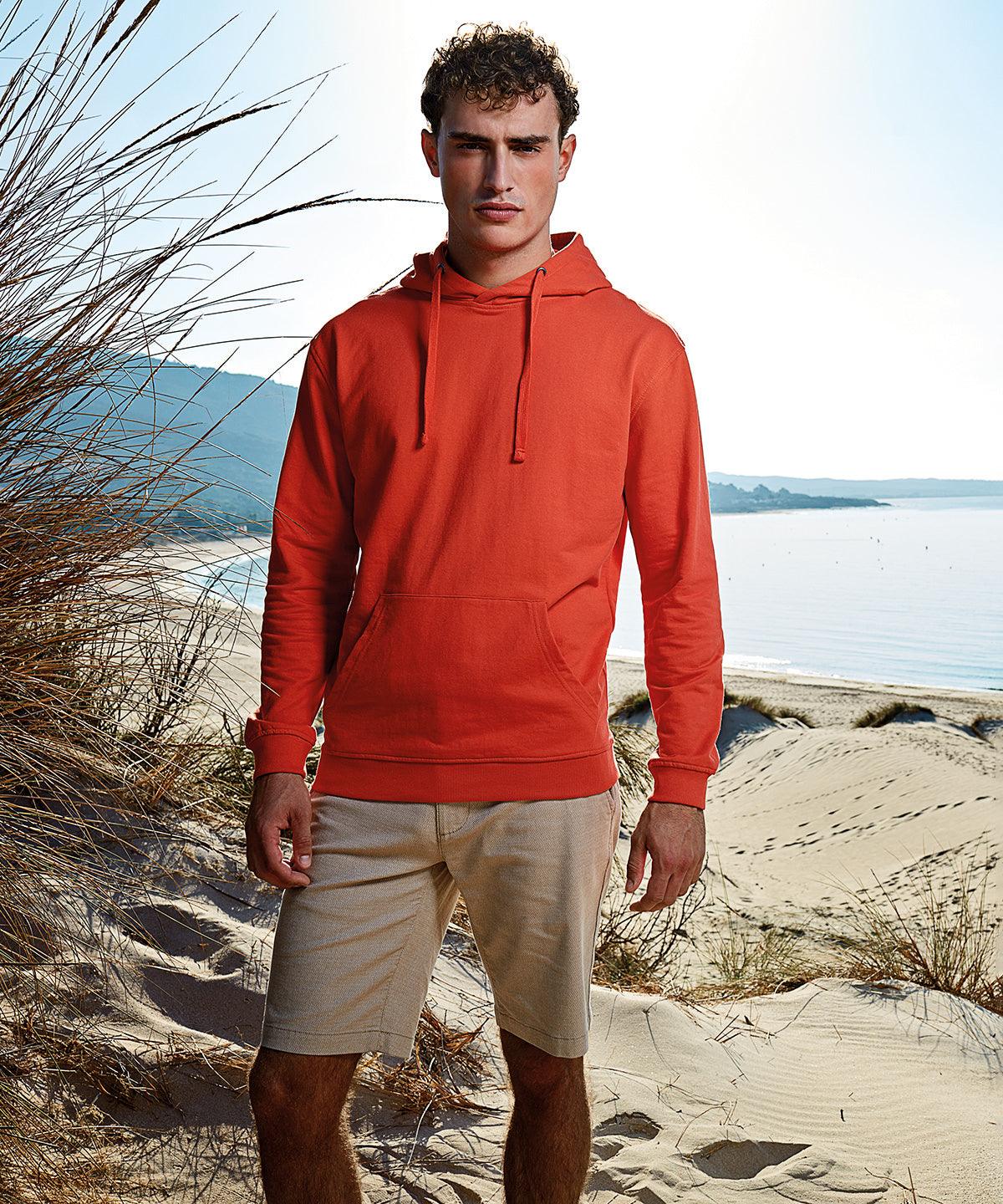 Indigo - Men's coastal vintage wash loop back hoodie Hoodies Asquith & Fox Coastal Collection, Home of the hoodie, Hoodies, Must Haves, Rebrandable Schoolwear Centres