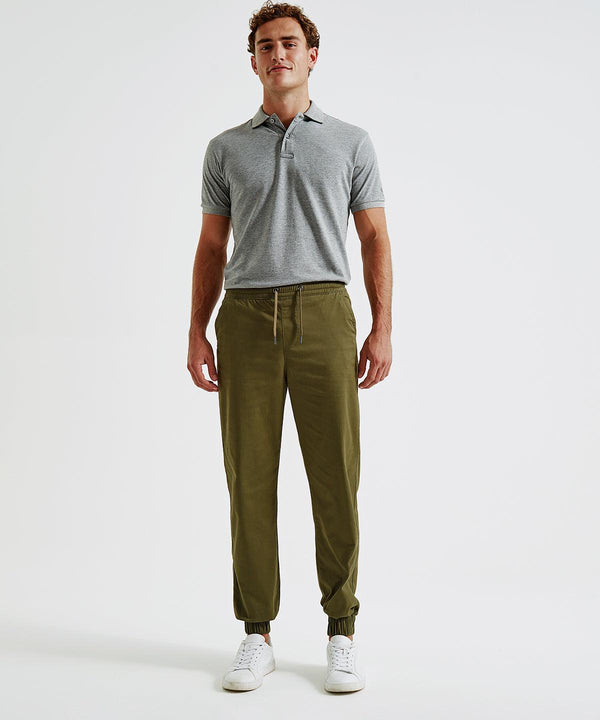 Olive - Men's twill jogger Sweatpants Asquith & Fox Home Comforts, Joggers, Lounge Sets, New For 2021, New Styles For 2021, Rebrandable Schoolwear Centres