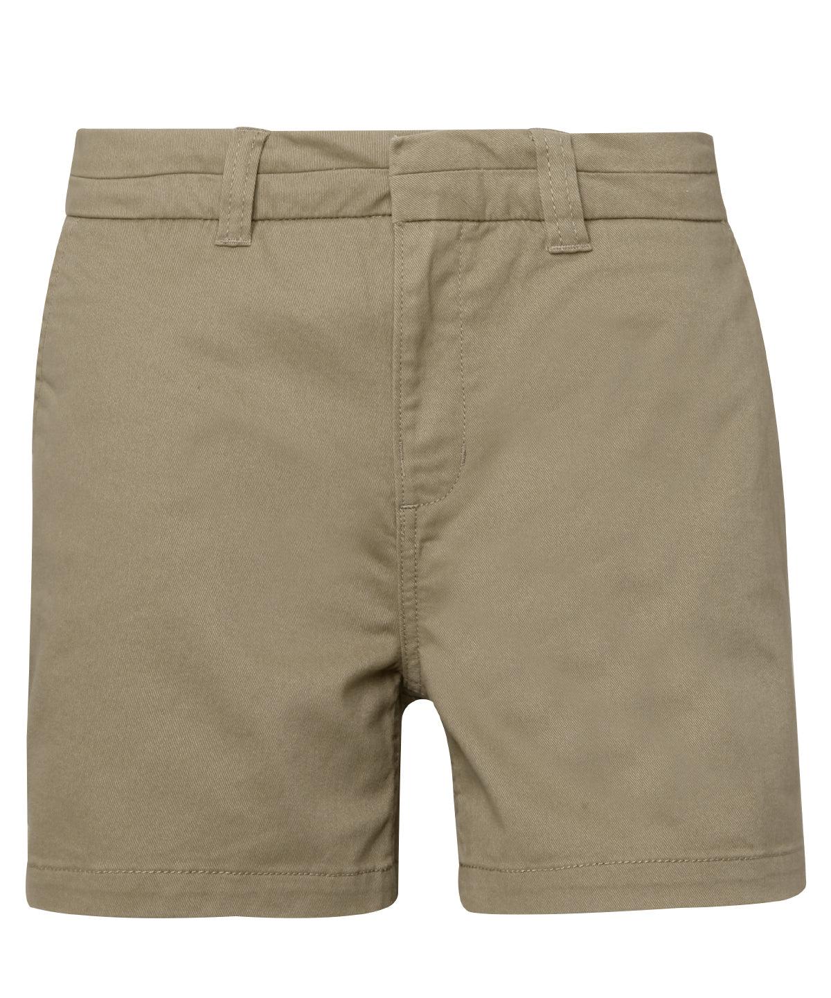 Khaki - Women's chino shorts Shorts Asquith & Fox Must Haves, Raladeal - Recently Added, Trousers & Shorts, Women's Fashion Schoolwear Centres