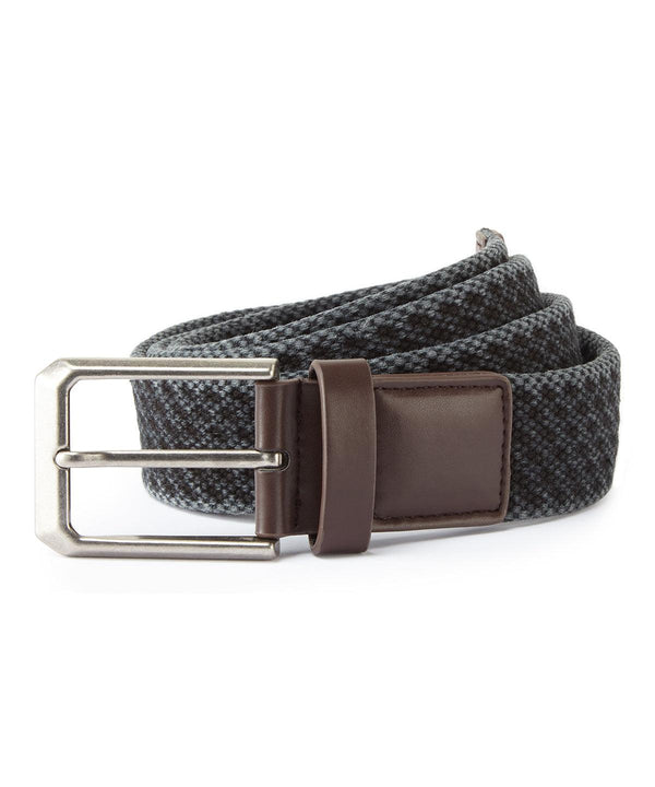 Black - Men's vintage wash canvas belt Belts Asquith & Fox Gifting & Accessories, Rebrandable, Trousers & Shorts Schoolwear Centres