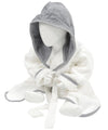 White/Aqua Blue - ARTG® Babiezz® hooded bathrobe Robes A&R Towels Baby & Toddler, Gifting & Accessories, Homewares & Towelling, Must Haves Schoolwear Centres