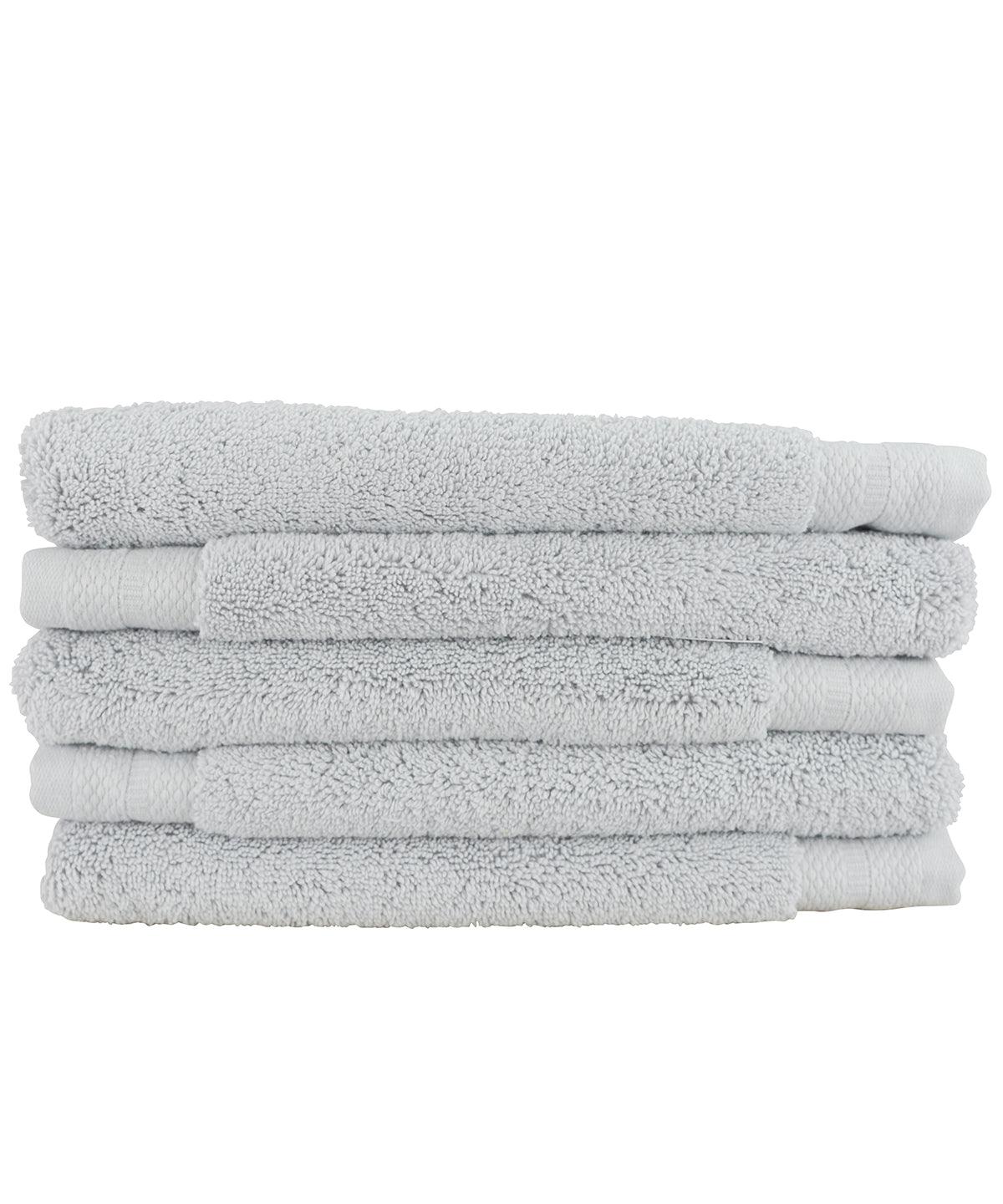 Light Grey - ARTG® Pure luxe guest towel Towels A&R Towels Gifting & Accessories, Homewares & Towelling Schoolwear Centres