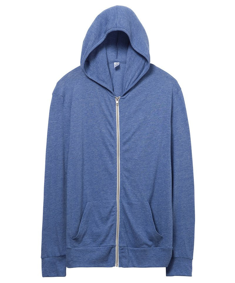 Eco-jersey zip hoodie