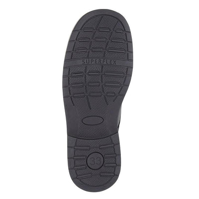 Roamers (B079A) Black Leather Boys Shoe - Schoolwear Centres | School Uniform Centres