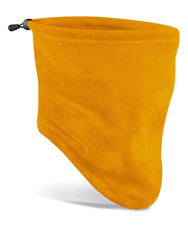 Mustard - Recycled fleece snood Snoods Beechfield New For 2021, New In Autumn Winter, New In Mid Year, Recycled, Seasonal Styling, Winter Essentials Schoolwear Centres