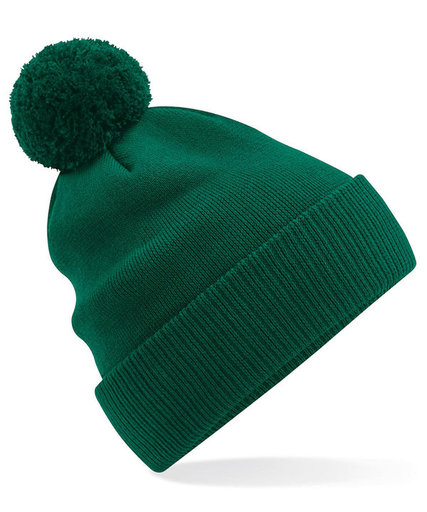 Bottle Green - Organic cotton Snowstar® beanie Hats Beechfield Must Haves, New For 2021, New In Autumn Winter, New In Mid Year, Organic & Conscious, Seasonal Styling, Winter Essentials Schoolwear Centres