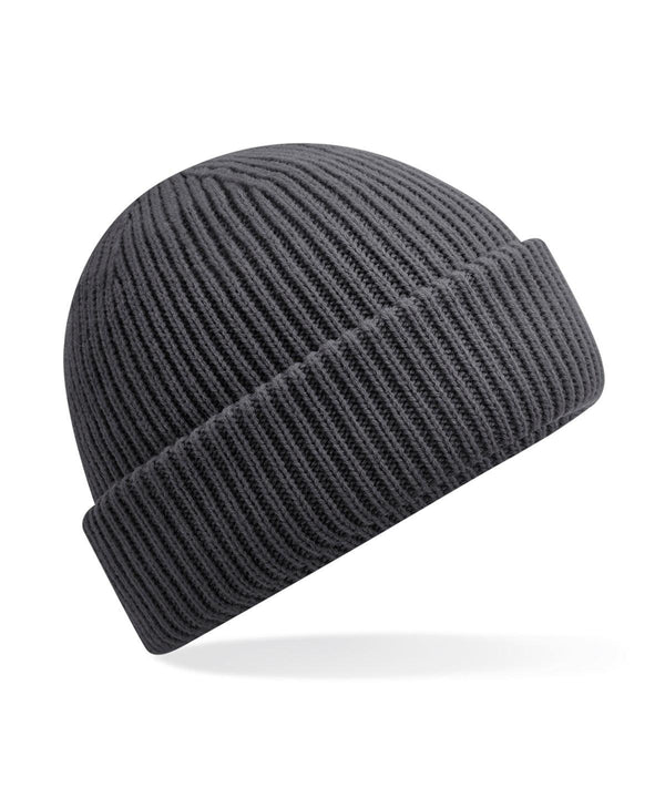 Graphite Grey - Wind-resistant breathable elements beanie Hats Beechfield Headwear, New For 2021, New In Autumn Winter, New In Mid Year, Seasonal Styling, Winter Essentials Schoolwear Centres