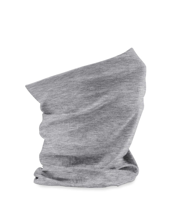 Heather Grey - Junior Morf® premium antibacterial (3-pack) Snoods Beechfield Face Covers, Junior, New For 2021, New Styles For 2021 Schoolwear Centres