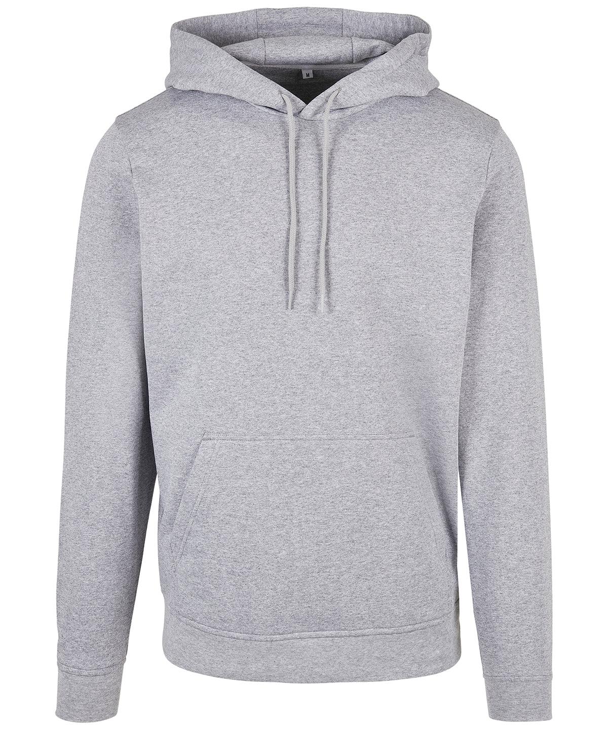Heather Grey - Basic hoodie Hoodies Build Your Brand Basic Co-ords, Freshers Week, Hoodies, Lounge Sets, New For 2021, New Styles For 2021, Plus Sizes, Rebrandable, Trending Schoolwear Centres