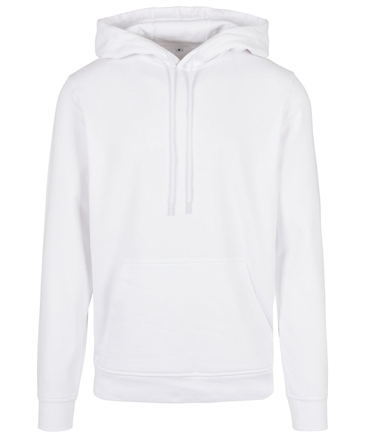 White - Basic hoodie Hoodies Build Your Brand Basic Co-ords, Freshers Week, Hoodies, Lounge Sets, New For 2021, New Styles For 2021, Plus Sizes, Rebrandable, Trending Schoolwear Centres