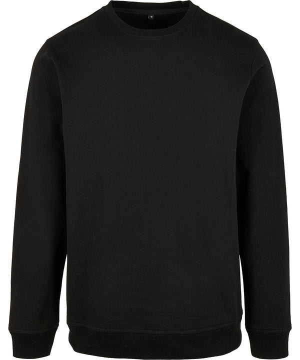 Black - Basic crew neck Sweatshirts Build Your Brand Basic Lounge Sets, New For 2021, New Styles For 2021, Plus Sizes, Rebrandable, Sweatshirts Schoolwear Centres