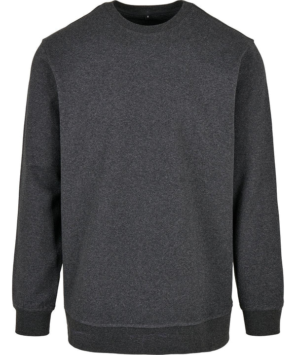 Charcoal - Basic crew neck Sweatshirts Build Your Brand Basic Lounge Sets, New For 2021, New Styles For 2021, Plus Sizes, Rebrandable, Sweatshirts Schoolwear Centres