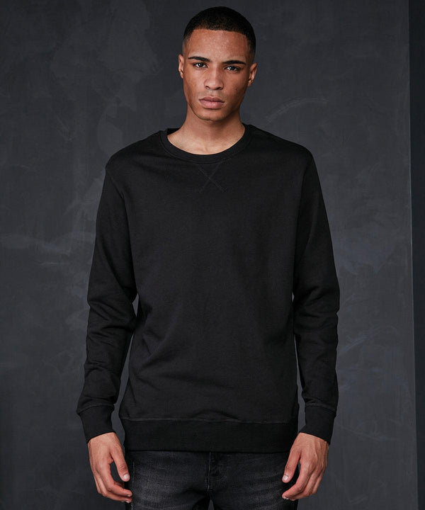 Black - Basic crew neck Sweatshirts Build Your Brand Basic Lounge Sets, New For 2021, New Styles For 2021, Plus Sizes, Rebrandable, Sweatshirts Schoolwear Centres