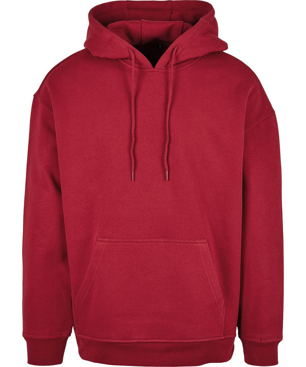 Burgundy - Basic oversize hoodie Hoodies Build Your Brand Basic Freshers Week, Hoodies, Lounge Sets, New For 2021, New Styles For 2021, Oversized, Plus Sizes, Rebrandable Schoolwear Centres