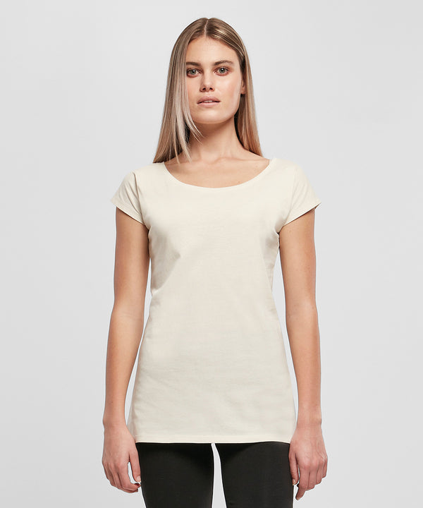 Women's wide neck tee