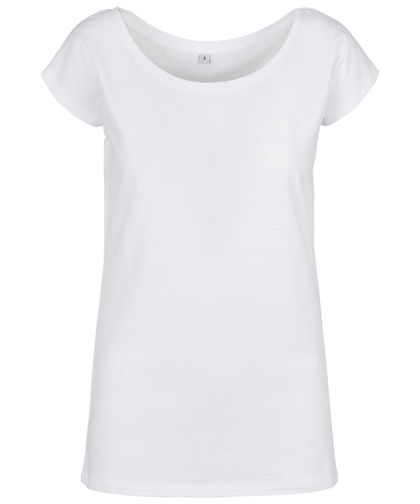 Women's wide neck tee