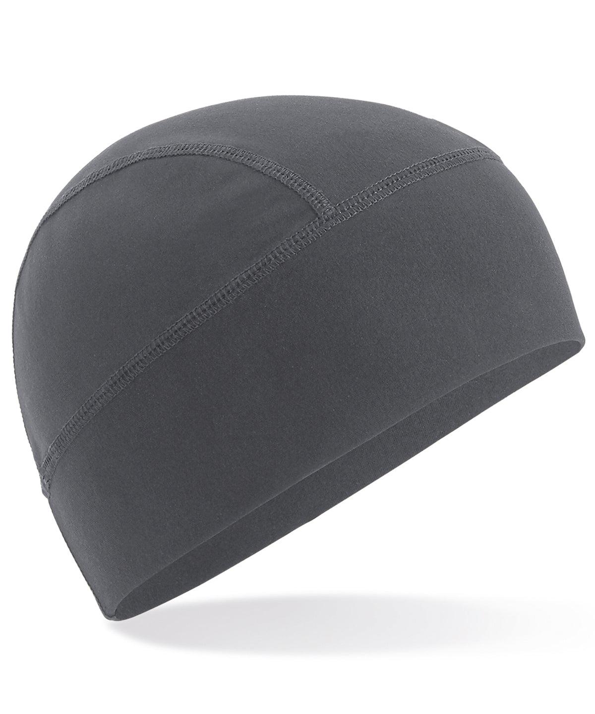 Graphite Grey - Softshell sports tech beanie Hats Beechfield Activewear & Performance, Directory, Headwear, Winter Essentials Schoolwear Centres