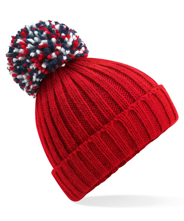 Classic Red - Hygge beanie Hats Beechfield Headwear, New For 2021, New In Autumn Winter, New In Mid Year, Seasonal Styling, Winter Essentials Schoolwear Centres