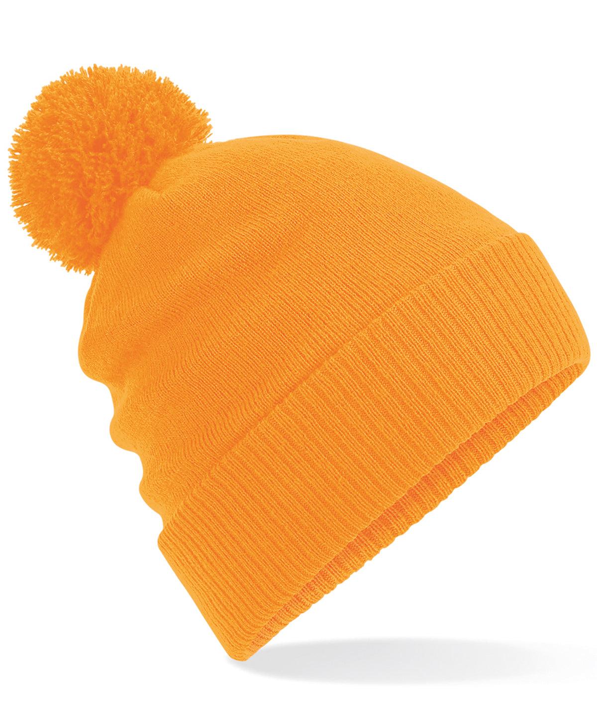 Fluorescent Orange - Thermal Snowstar® beanie Hats Beechfield Headwear, New For 2021, New Styles For 2021, Rebrandable, Winter Essentials Schoolwear Centres