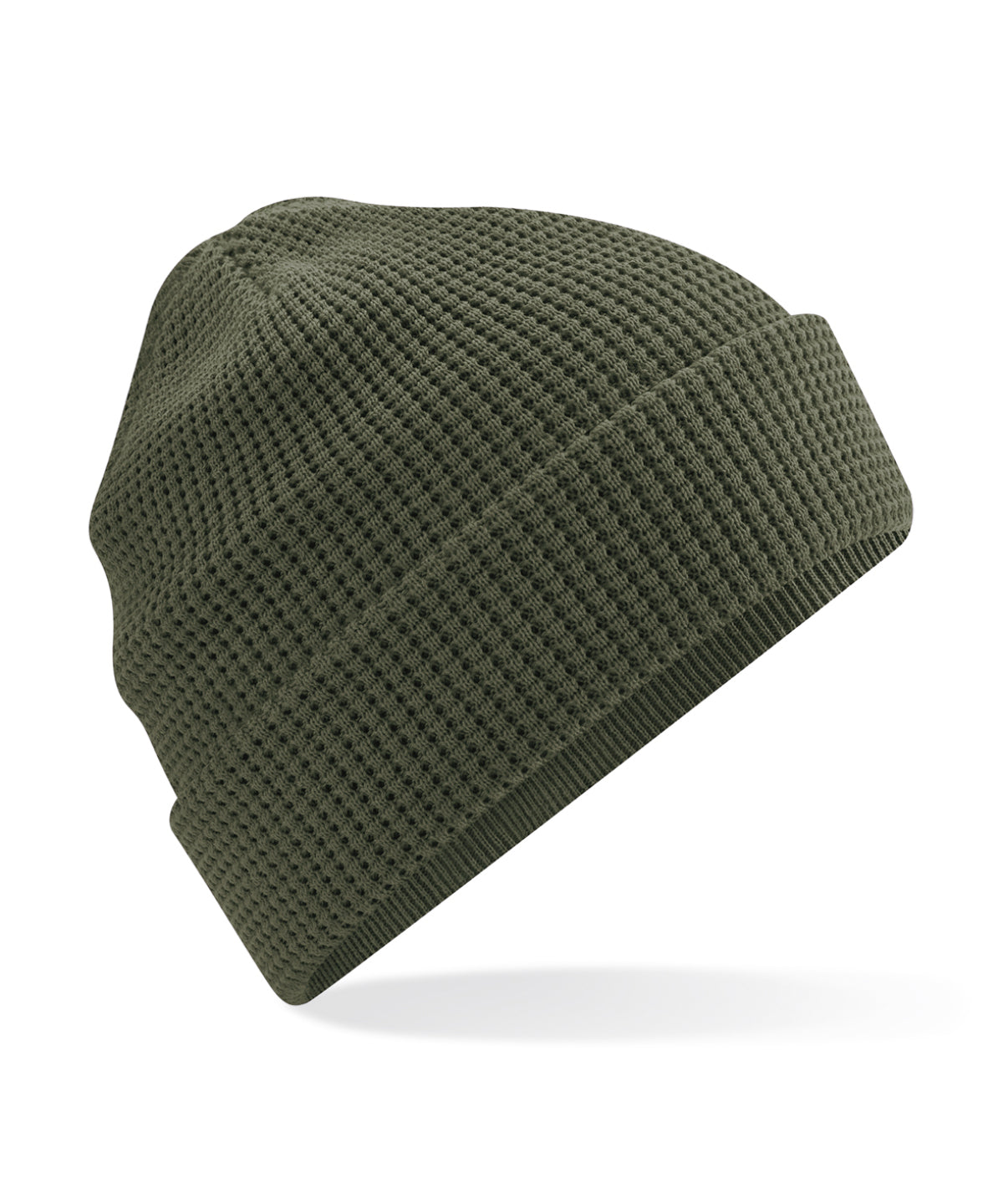 Organic cotton waffle beanie