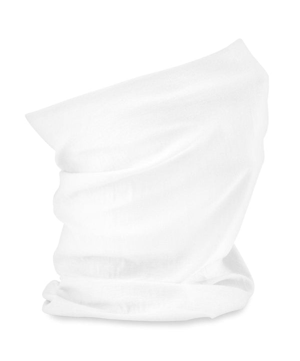 White - Morf® premium antibacterial (3-pack) Snoods Beechfield Face Covers, New For 2021, New Styles For 2021, Personal Protection, Rebrandable Schoolwear Centres