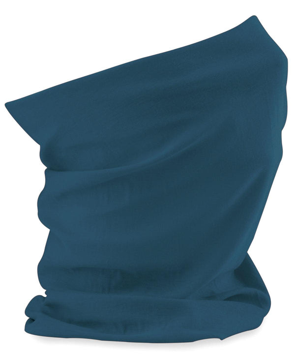 Petrol - Morf® recycled Snoods Beechfield Face Covers, New For 2021, New Styles For 2021, Organic & Conscious, Rebrandable, Recycled Schoolwear Centres