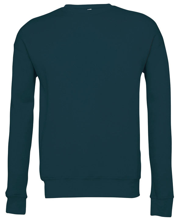 Atlantic - Unisex drop shoulder fleece Sweatshirts Bella Canvas Must Haves, New Colours For 2022, New Colours for 2023, Rebrandable, Sweatshirts, Working From Home Schoolwear Centres