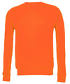 Orange - Unisex drop shoulder fleece Sweatshirts Bella Canvas Must Haves, New Colours For 2022, New Colours for 2023, Rebrandable, Sweatshirts, Working From Home Schoolwear Centres