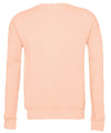 Peach - Unisex drop shoulder fleece Sweatshirts Bella Canvas Must Haves, New Colours For 2022, New Colours for 2023, Rebrandable, Sweatshirts, Working From Home Schoolwear Centres