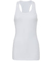 Sheer mini rib racerback tank top