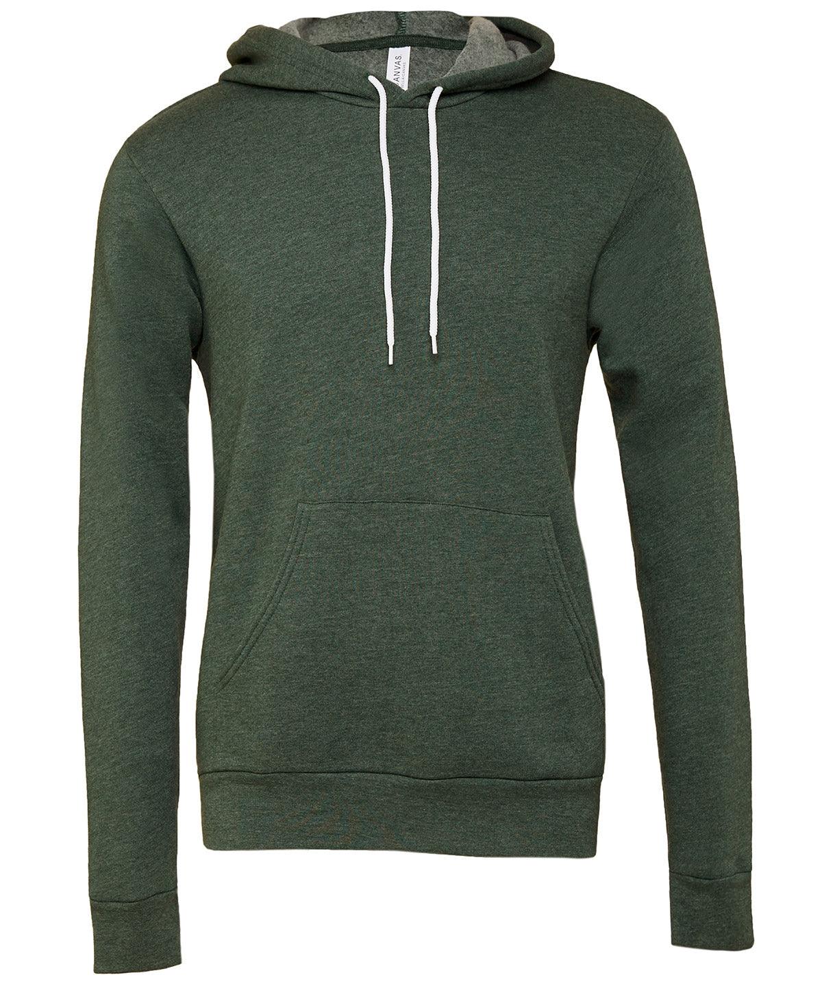 Heather Forest - Unisex polycotton fleece pullover hoodie Hoodies Bella Canvas Hoodies, New Colours For 2022, Rebrandable Schoolwear Centres