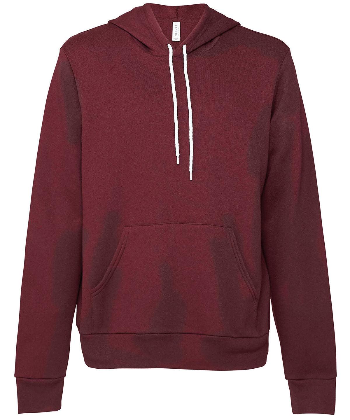 Maroon - Unisex polycotton fleece pullover hoodie Hoodies Bella Canvas Hoodies, New Colours For 2022, Rebrandable Schoolwear Centres