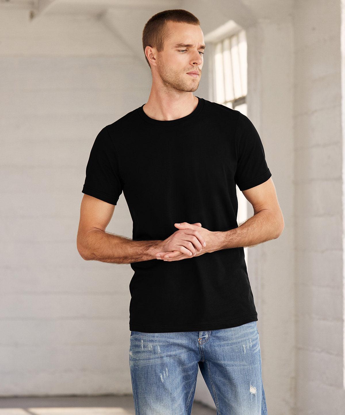 Navy Marble - Unisex polycotton short sleeve t-shirt T-Shirts Bella Canvas Hyperbrights and Neons, Rebrandable, T-Shirts & Vests Schoolwear Centres