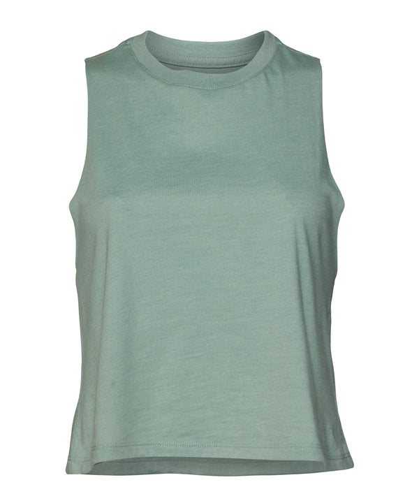 Women's racerback cropped tank