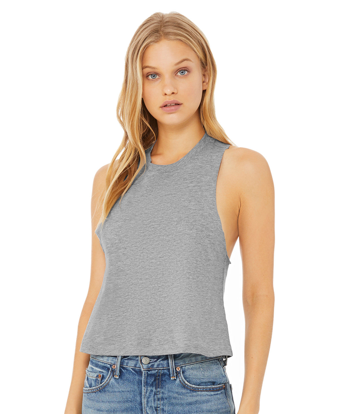 Women's racerback cropped tank