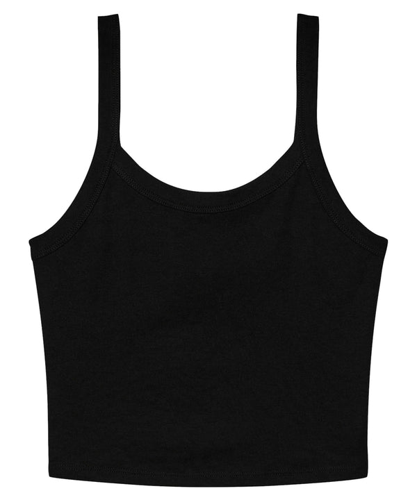 Women’s micro rib spaghetti strap tank