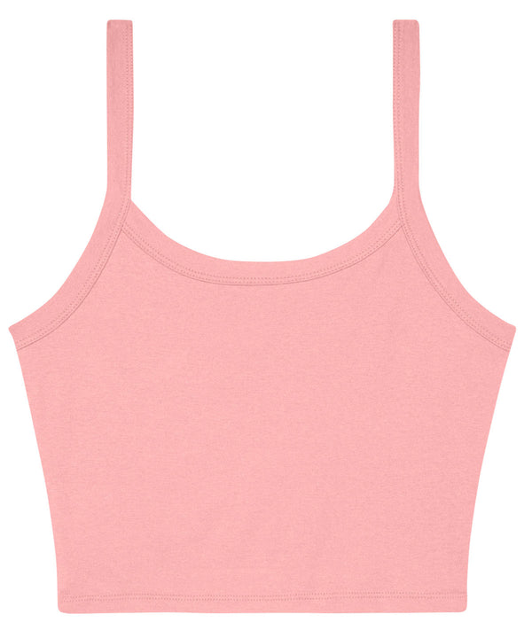 Women’s micro rib spaghetti strap tank