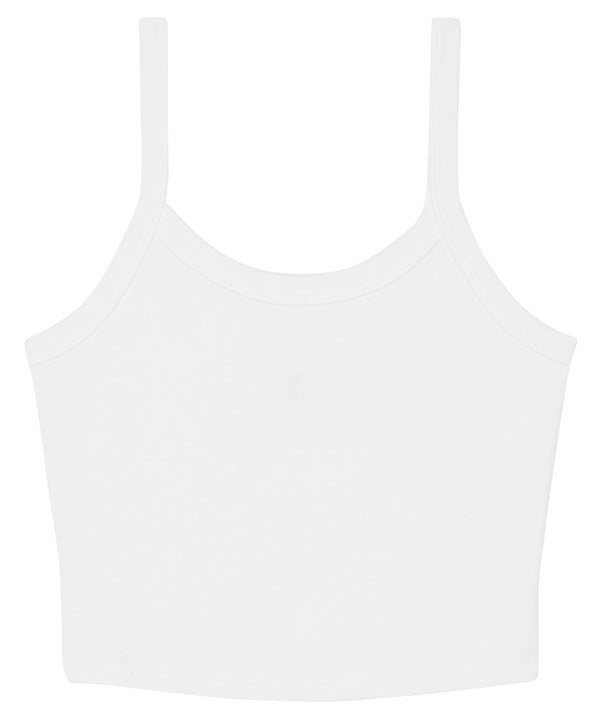 Women’s micro rib spaghetti strap tank