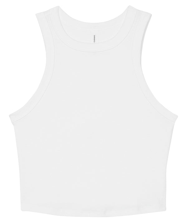 Women’s micro rib racer tank