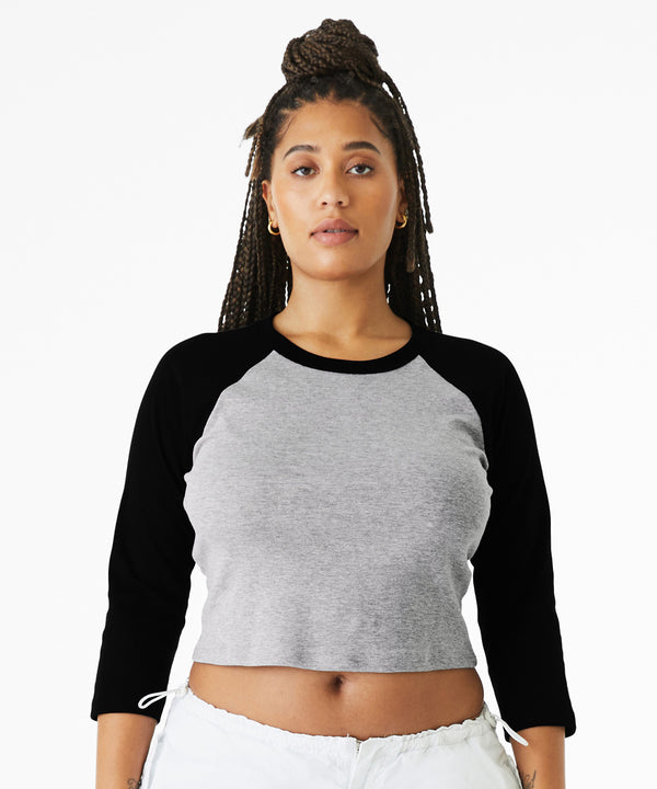 Women’s micro rib 3/4 raglan baby t-shirt