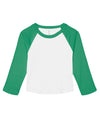 Women’s micro rib 3/4 raglan baby t-shirt