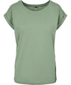 Women's extended shoulder tee