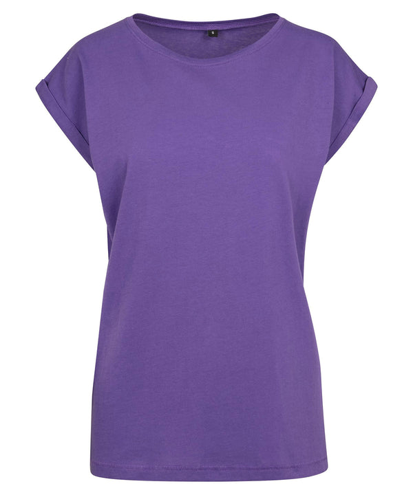 Women's extended shoulder tee