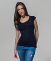 Women's back cut tee