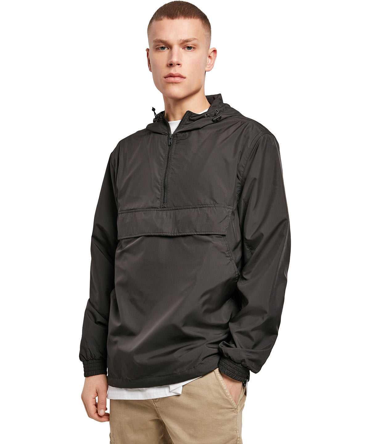 Black pullover outlet jacket