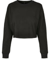 Women’s terry cropped crew