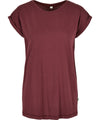 Women's organic extended shoulder tee